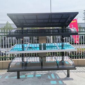 Toit <span class=keywords><strong>de</strong></span> carport pour villas, profil en aluminium anti-corrosion <span class=keywords><strong>de</strong></span> conception moderne, taille personnalisée, panneau en polycarbonate durable, tirage arrière - Product Image 5