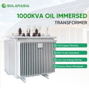 หม้อแปลงไฟฟ้าแบบจุ่มน้ำมัน 1000KVA รุ่น S11 1000 Kva 10kv รับประกันนาน หม้อแปลงระบายความร้อนด้วยน้ำมัน ชนิดน้ำมัน ราคา - Product Image 1