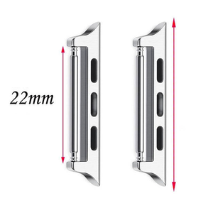 Hebillas de Reloj de Acero Inoxidable Plateado de Diseño de Lujo, Compatibles con Correas de <span class=keywords><strong>Apple</strong></span> <span class=keywords><strong>Watch</strong></span> Ultra - Product Image 4