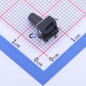 TS-1102SD-C-M-B Tactile Switch SMD-4P,6x6mm Switch Single Pole Single Throw Round Button 2.6N Vertical Mount - Product Image 2