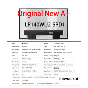 Monitor Lcd 14 "1920*1200 EDP 30Pin Pengganti LP140WU4 SPD1 SPH1 LP140WU2 SPD1 NE140WUM N6P B140UAN02.1 N140JCA EEK EEP EEQ - Product Image 2