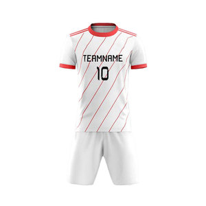 Uniforme de Fútbol de Manga Corta Transpirable de Alta Calidad, Kit Completo con Empaque Personalizado, Kits de Ropa Deportiva de Fútbol con Estampado por Sublimación - Product Image 5