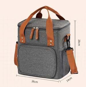 Reusable Office <b>Lunch</b> <b>Bag</b> Work School Picnic Beach Leakproof <b>Lunch</b> Box Freezable Cooler <b>Bag</b> <b>for</b> Men and <b>Women</b> - Product Image 4