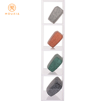 Étui rigide en cuir PU texturé pour lunettes, personnalisable avec logo, boîte de rangement pour lunettes optiques et de soleil, vente en gros