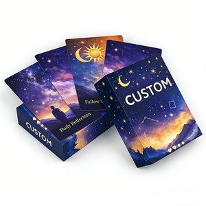 Custom Hot Sale <b>Cards</b> Game Manufacturer Glossy Varnishing Paper Material Printing Board Game Playing Tarot <b>Card</b> Supplier - Product Image 2