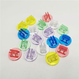 Supports en plastique Supports pour cartes de jeu Bases miniatures en papier Clips transparents pour étiquettes de prix Étiquettes de menus - Product Image 1