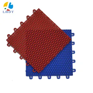 plastic flooring badminton court outdoor sports tiles plastic interlocking deck flooring for courts use