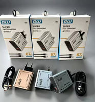 Chargeur de voyage USB pour téléphone portable 67W avec câble USB, adaptateur secteur USB à charge rapide 67W