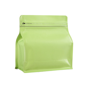 Zhihe Custom Printed Sealed Coffee Bean Storage Bags 8-Side Seal Zipper Airtight PET+PE China Made - Product Image 2