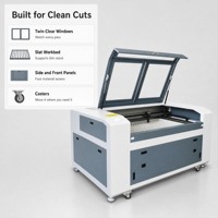 Machine de gravure et de découpe au laser CO2 1390, refroidissement par eau, 1300x900mm, pour acrylique, bois, MDF, pierre, caoutchouc, verre