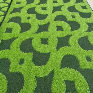<span class=keywords><strong>Gazon</strong></span> synthétique 3D à motifs, revêtement de sol en herbe artificielle 25 mm, <span class=keywords><strong>gazon</strong></span> synthétique durable pour usage extérieur et décoration - Product Image 3