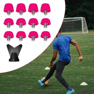 12x stivali da calcio rosso rosa borchie per allenamento sportivo Indoor Outdoor scarpe da ginnastica - Product Image 2
