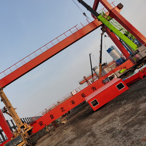 Doppelt räger <span class=keywords><strong>Container</strong></span> Portalkran mit mobilem Wagen im Freien 10T 125T Tonne bester Preis - Product Image 1