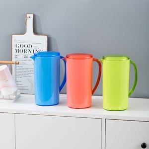 Bình Nước Bằng Nhựa Với Bộ 4 Cốc Bình Nước Lạnh <span class=keywords><strong>PS</strong></span> Hình Bầu Dục 1,5L - Product Image 2