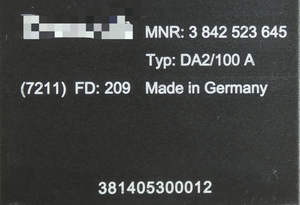 Plc DA2100 a <span class=keywords><strong>3</strong></span> 842 523 645 Shock Programming Controller - Product Image 3
