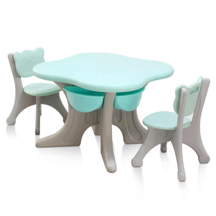 Plastic Furniture Set Children Table and Chair for Preschool Daily ...