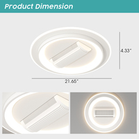 Ventilateur de plafond sans pales HSG Modèle 2390 avec lumière et télécommande, électrique, en plastique, pour hôtels et usage domestique