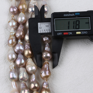 도매 10-12mm 다른 품질 담수 진주 스트랜드 에디슨 느슨한 진주 꼬리 문자열 보석 만들기 - Product Image 6