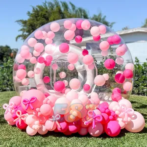Palloncini per feste per bambini Fun House Giant Clear gonfiabile Crystal Igloo Dome Bubble tenda trasparente gonfiabile Bubble Balloons House