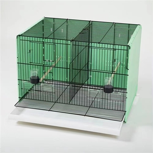 Cage à oiseaux d'élevage double vol de 23 pouces, empilable, avec panneau latéral, emballage carton, bouton-pression durable certifié DOT - Product Image 4