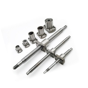 Trung Quốc bán buôn <span class=keywords><strong>S45C</strong></span> 16 Mét bóng vít xoay Nut tuyến tính bóng vít CNC các bộ phận máy sfu dfu sfi DFI sfa sfa sfy bóng vít NUT - Product Image 1
