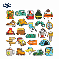 Patch brodé thermocollant en PVC à paillettes, petit format, pour sac à dos de voyage, de sport ou de tente, éco-responsable, vente en gros