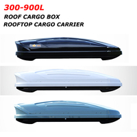 Boîte de toit rigide universelle étanche pour transport de marchandises, coffre de toit extérieur pour voiture, SUV, camionnette, fourgonnette