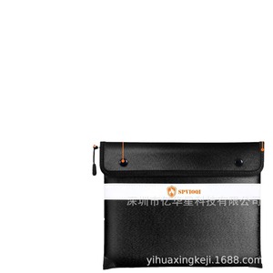 Sac à documents ignifuge Spvioqi 002 noir, isolé thermiquement, imperméable, pliable, pour la protection des dossiers importants - Product Image 2