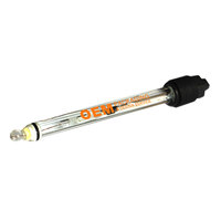 ZP-2T Elektroda pH Meter Kaca pH Probe OEM Rentang 0-14pH Dapat Diisi Ulang