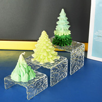 Présentoirs en acrylique ultra-transparent pour table basse d'ordinateur moderne et minimaliste, socles en lucite en forme de U