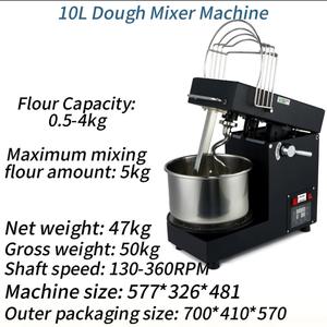 Delicreate DLC Máquina Amasadora de Masa para Pan de 5 a 10 kg, Amasadora Eléctrica Rápida para el Hogar, Panadería <span class=keywords><strong>y</strong></span> Productos Pegajosos - Product Image 2