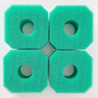 Éponge filtrante en mousse de silicone haute densité pour le nettoyage des conduites et la filtration de l'eau des piscines