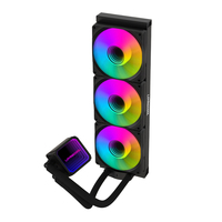 LOVINGCOOL Refroidisseur liquide de CPU AIO de haute qualité de 120mm ARGB Ventilateurs d'ordinateur pour PC de jeu INTEL LGA115X AMD Socket FM2/AM5