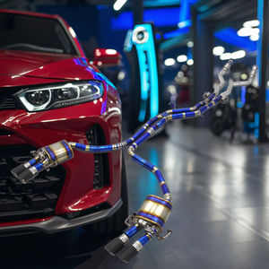 Tuyau d'échappement COC Valvetronic Catback pour <span class=keywords><strong>Audi</strong></span> <span class=keywords><strong>A6</strong></span> <span class=keywords><strong>C7</strong></span> 3.0T 2012-2018 Échappement en titane avec clé de télécommande - Product Image 1