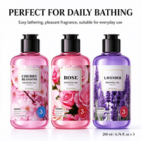 Gel Douche Moussant Floral Hydratant et Rafraîchissant pour Femmes avec Parfum Durable