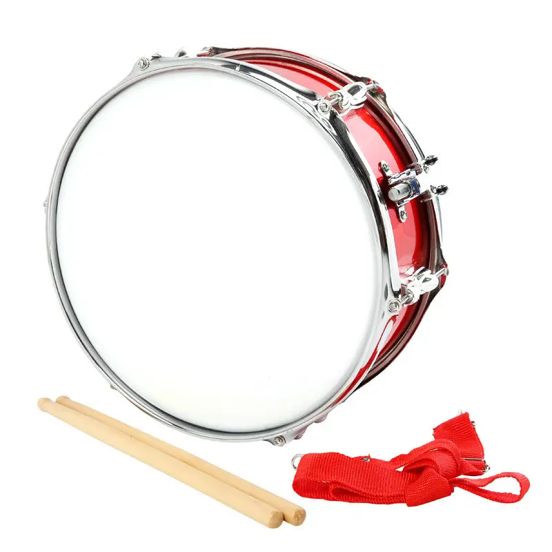 red 13 inch snare drum Student team drum snare drum instrument percussion musical instrument