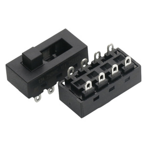 Pinch Toggle <b>Switch</b> 6 Pin Horizontal Miniature Slide 12mm IP50 Electronic Products - Product Image 4