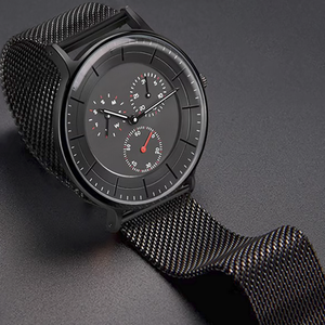 Relojes de Cuarzo para Hombre, de Negocios, con Doble Calendario, Movimiento Japonés, Segundero Pequeño, Caja de Acero Inoxidable Personalizada de Fábrica - Product Image 6