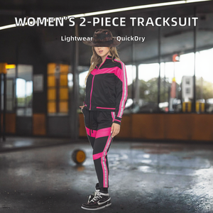 Conjunto Deportivo de 2 Piezas para Mujer, Talla Grande, Informal, de Invierno, Color Sólido, Transpirable, Ligero y Ecológico, Sudadera para Gimnasio - Product Image 2