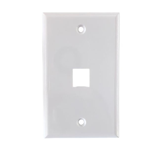 Directly Inserted   1/2/3/4/6 Port RJ45/RJ11 UTP Wall Faceplate Network Module Connector Panel High Quality Wall Plate