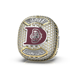 Medalla de Campeonato Estatal de Porristas de la Escuela Secundaria Dixon 2021, Anillos de Campeones Personalizados, Fundición de Metal, Impresión Digital - Product Image 2