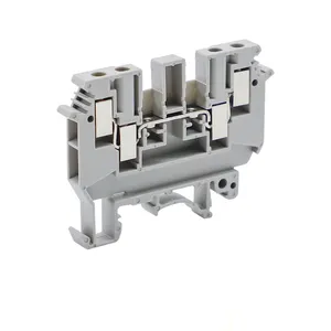 DIN Rail type double-layer terminal UDK4 terminal block Double in and double out terminal K4