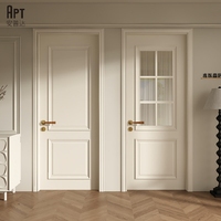 Porte intérieure/extérieure moderne minimaliste de luxe, en bois massif et placage MDF, finition pour salle de bain et chambre, personnalisation possible