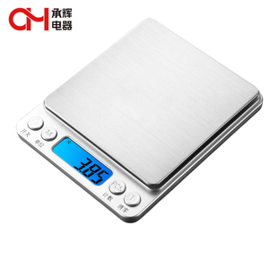 Nouvel arrivage balance de cuisine électronique numérique pour aliments fabricant 5kg balance de cuisine numérique en métal blanc pour aliments 5KG/0.1G - Product Image 2