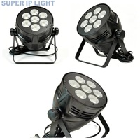 Projecteur LED Par 7x50W bicolore, refroidissement silencieux par ventilateur, 50000H, base en aluminium épaisse pour scène et banquets