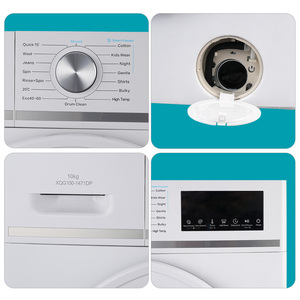 WINNING STAR ST-XQG100DP <span class=keywords><strong>Machine</strong></span> à <span class=keywords><strong>laver</strong></span> à chargement frontal entièrement automatique avec écran LED intérieur en acier inoxydable 220-240V - Product Image 6