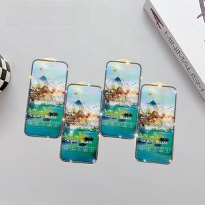 อุปกรณ์ป้องกันกระจกนิรภัยใสกรอบเพชรกลิตเตอร์สำหรับ <span class=keywords><strong>iPhone</strong></span> 16/16pro/16 plus/ 16PROMAX - Product Image 1