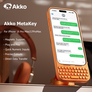 Tastiera Akko MetaKey per <span class=keywords><strong>iPhone</strong></span> 16/17 Pro Max, Plug and Play, Custodia per <span class=keywords><strong>iPhone</strong></span> in PU+TPU - Product Image 2