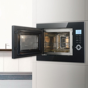 Four à micro-ondes multifonctionnel encastrable automatique en acier inoxydable avec écran LED pour la cuisson domestique - Product Image 1