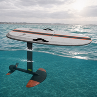 Planche de surf électrique hydrofoil Efoil 45 km/h en fibre de carbone pour les sports nautiques et la course